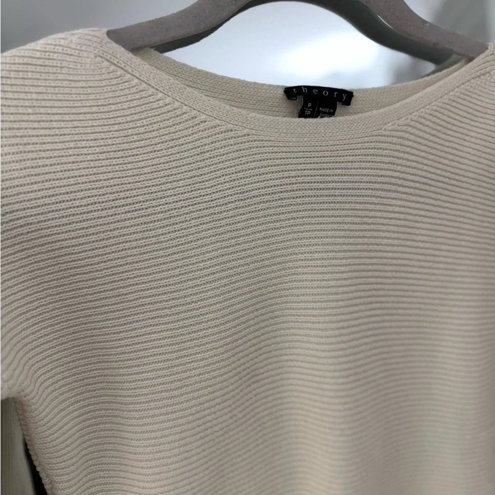 Theory Ivory Knit Sweater